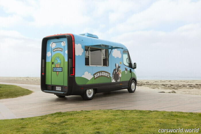 Ben &amp; Jerry's Fossati GHIACCIO per furgone di Rivian / Carscoops